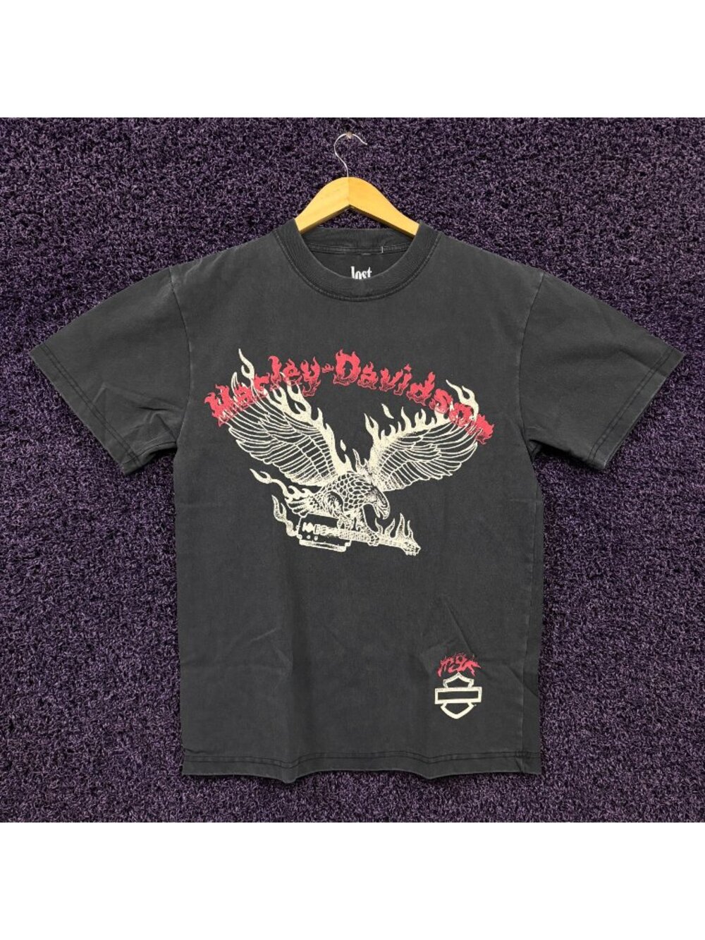 Harley-Davidson Motorcycle x Machine Gun Kelly Eagle T-Shirt Size Small